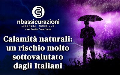 Calamità naturali: un rischio molto sottovalutato dagli Italiani